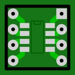 переходник для микросхем SMD-DIP
