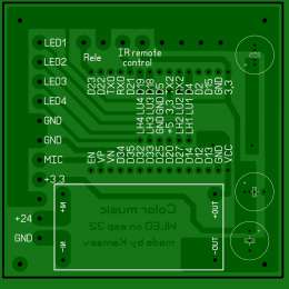 печатная плата "ЦМУ WLED esp 32 V1"