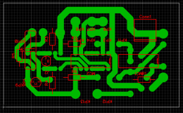 печатная плата "PreAmp Плата управления v2_gerber" 